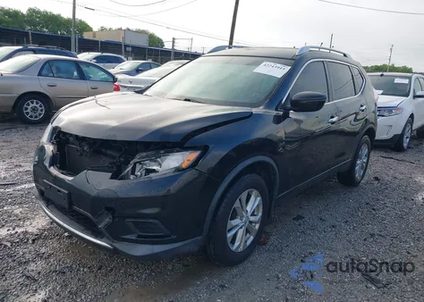 2016 Nissan Rogue Sv z USA, uszkodzony, nr VIN KNMAT2MV1GP720356
